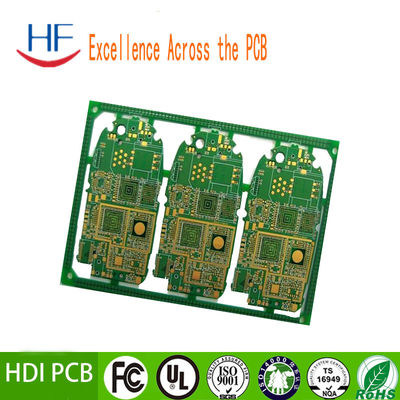 94V0 HDI miedziana płytka obwodowa Custom PCB drukowanie pojedynczy panel 1 mm czerwony olej