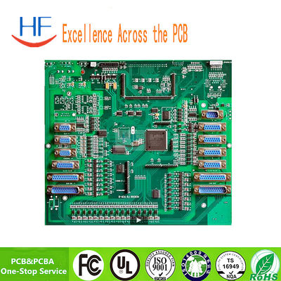 Zielona Błękitna BGA PCB Zgromadzenie PCBA Oem Board 2oz 2 warstwy